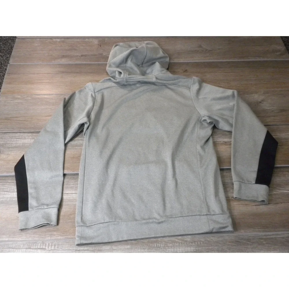 Nike Hoodie Sweatshirt Mens S Gray KO Center Swoosh Therma Fit Fleece Pullover
